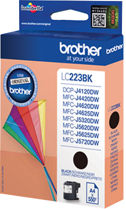 Brother LC223BK czarny kardiż atramentowy