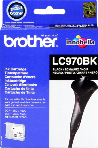 Brother LC970BK czarny kardiż atramentowy