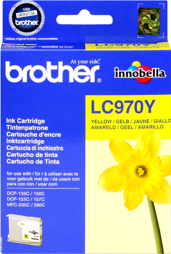 Brother LC970Y żółty kardiż atramentowy