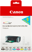 Canon CLI-42 zestaw czarny / cyan / magenta / żółty / szary / cyan (jasny) / Magenta (jasna) / Szary (jasny)
