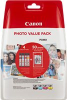 Canon CLI-581 Photo Value Pack czarny / cyan / magenta / żółty value pack
