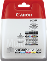 Canon PGI-580+CLI-581 zestaw czarny / cyan / magenta / żółty