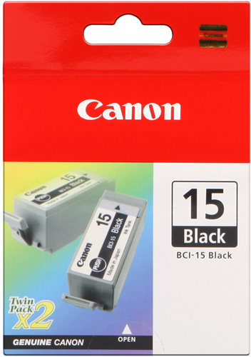 Canon BCI-15bk czarny kardiż atramentowy