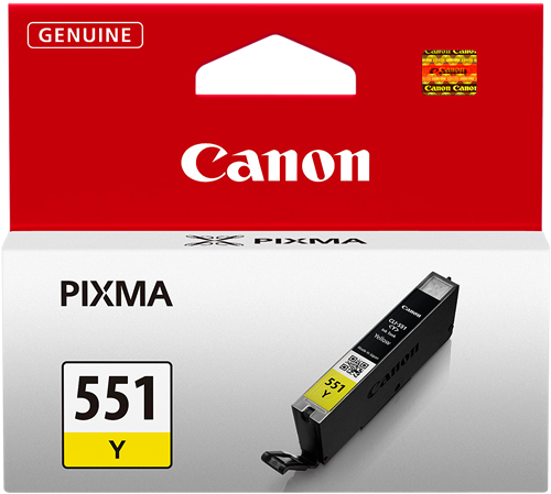 Canon CLI-551Y żółty kardiż atramentowy
