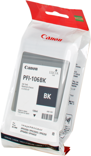 Canon PFI-106bk czarny kardiż atramentowy