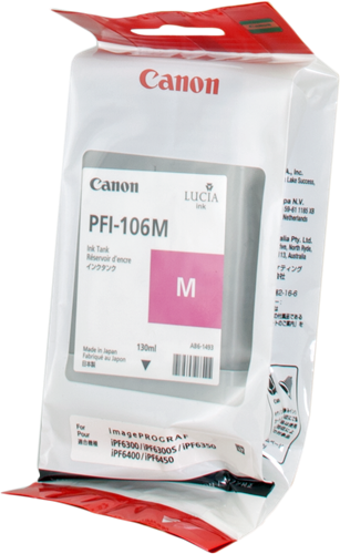 Canon PFI-106m magenta kardiż atramentowy