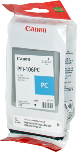 Canon PFI-106pc cyanfoto kardiż atramentowy