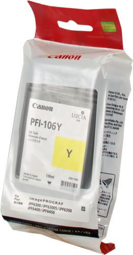 Canon PFI-106y żółty kardiż atramentowy