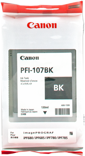 Canon PFI-107bk czarny kardiż atramentowy