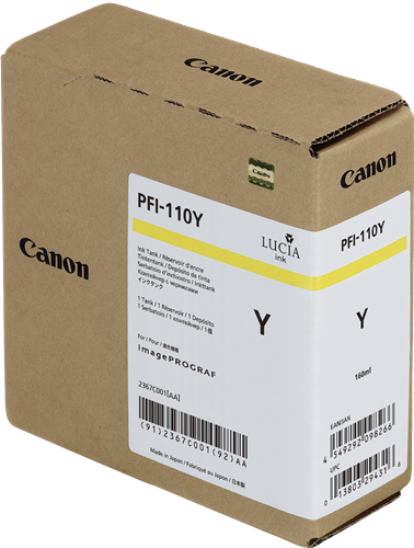 Canon PFI-110y żółty kardiż atramentowy