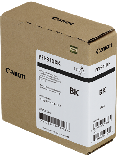 Canon PFI-310bk czarny kardiż atramentowy