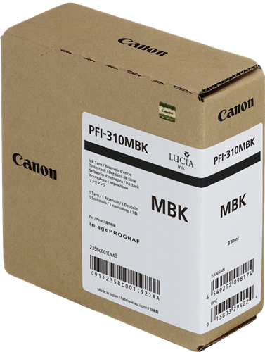 Canon PFI-310mbk czarny kardiż atramentowy