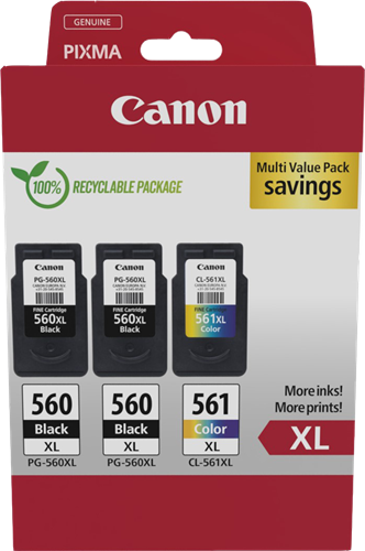 Canon PG-560XL+CL-561XL zestaw czarny / różne kolory