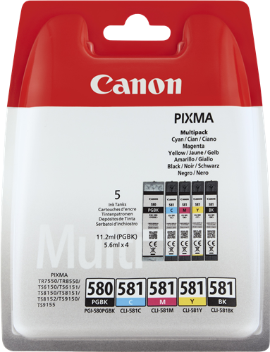 Canon PIXMA TS8152 PGI-580+CLI-581