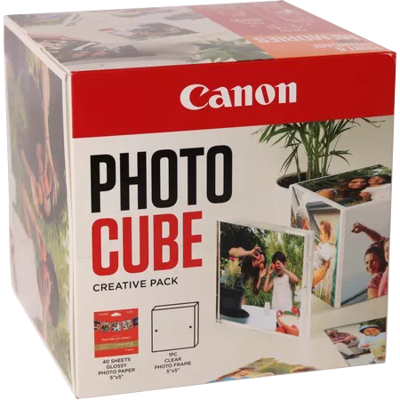 Canon PIXMA TS5051 PP-201 5x5 Photo Cube Creative Pack