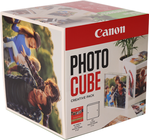 Canon PIXMA TS5051 PP-201 5x5 Photo Cube Creative Pack