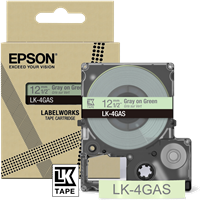 Epson LK-4GAS taśma szarynajasnozielony