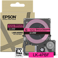 Epson LK-4PBF taśma czarnynaRóżowy