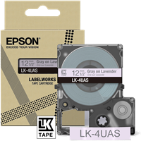 Epson LK-4UAS taśma szarynaLawendowy