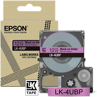 Epson LK-4UBP taśma czarnynaFioletowy