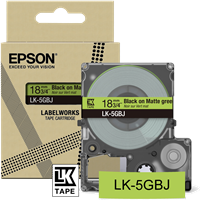 Epson LK-5GBJ taśma czarnynaZielony