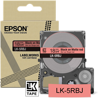 Epson LK-5RBJ taśma czarnynaCzerwony