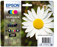 Epson T1806 zestaw czarny / cyan / magenta / żółty