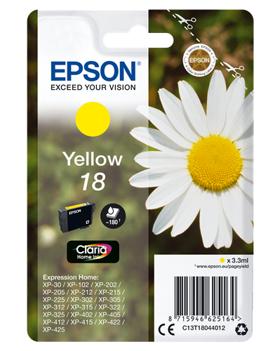 Epson 18 żółty kardiż atramentowy