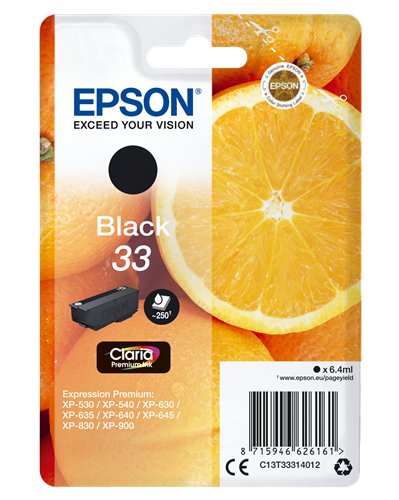 Epson 33 czarny kardiż atramentowy