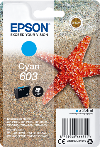 Epson 603 cyan kardiż atramentowy