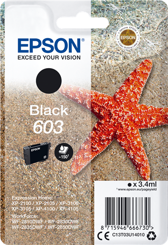 Epson 603 czarny kardiż atramentowy