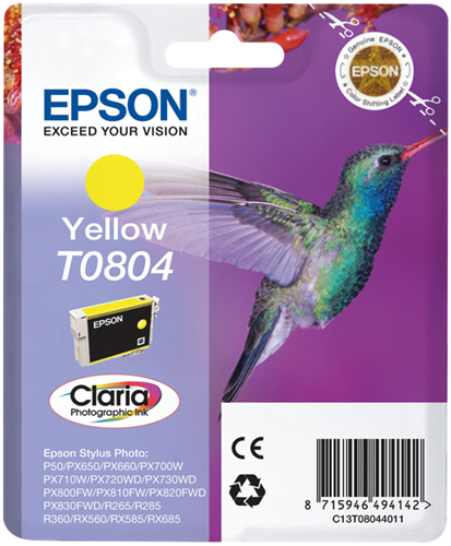 Epson T0804 żółty kardiż atramentowy