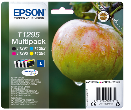 Epson T1295 zestaw czarny / cyan / magenta / żółty
