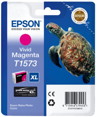 Epson T1573 XL magenta kardiż atramentowy