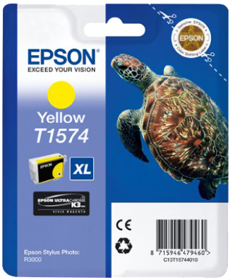 Epson T1574 XL żółty kardiż atramentowy