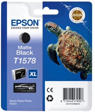Epson T1578 XL Czarny (matowy) kardiż atramentowy