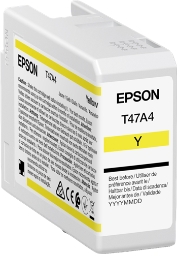 Epson T47A4 żółty kardiż atramentowy