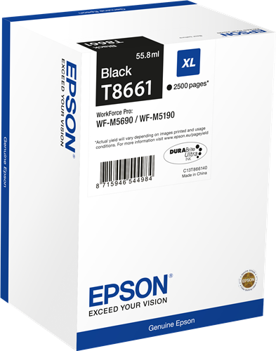 Epson T8661 XL czarny kardiż atramentowy