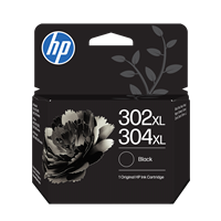 HP 302 XL / 304 XL czarny kardiż atramentowy