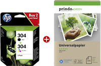 HP 304 czarny / różne kolory / value pack 3JB05AE MCVP 01