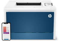 HP Color LaserJet Pro 4202dn Drukarka laserowa Niebieski / Biały
