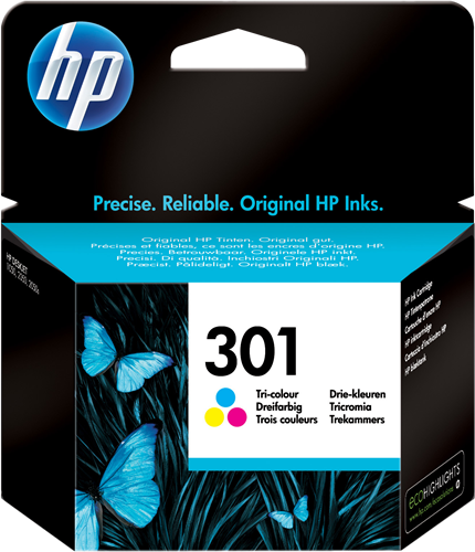 HP 301 różne kolory kardiż atramentowy
