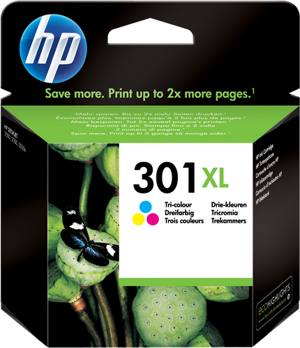 HP 301 XL różne kolory kardiż atramentowy