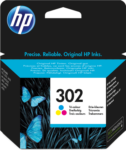 HP 302 różne kolory kardiż atramentowy