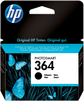 HP 364 czarny kardiż atramentowy