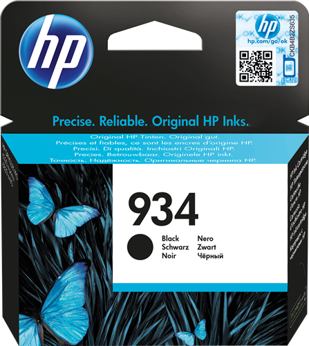 HP 934 czarny kardiż atramentowy