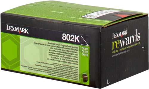 Lexmark 802K czarny toner