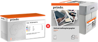 Prindo Classic XL czarny / cyan / magenta / żółty / Biały value pack