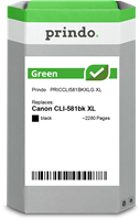 Prindo Green XL czarny kardiż atramentowy