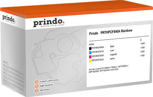 Prindo Color LaserJet Pro M254nw PRTHPCF540A